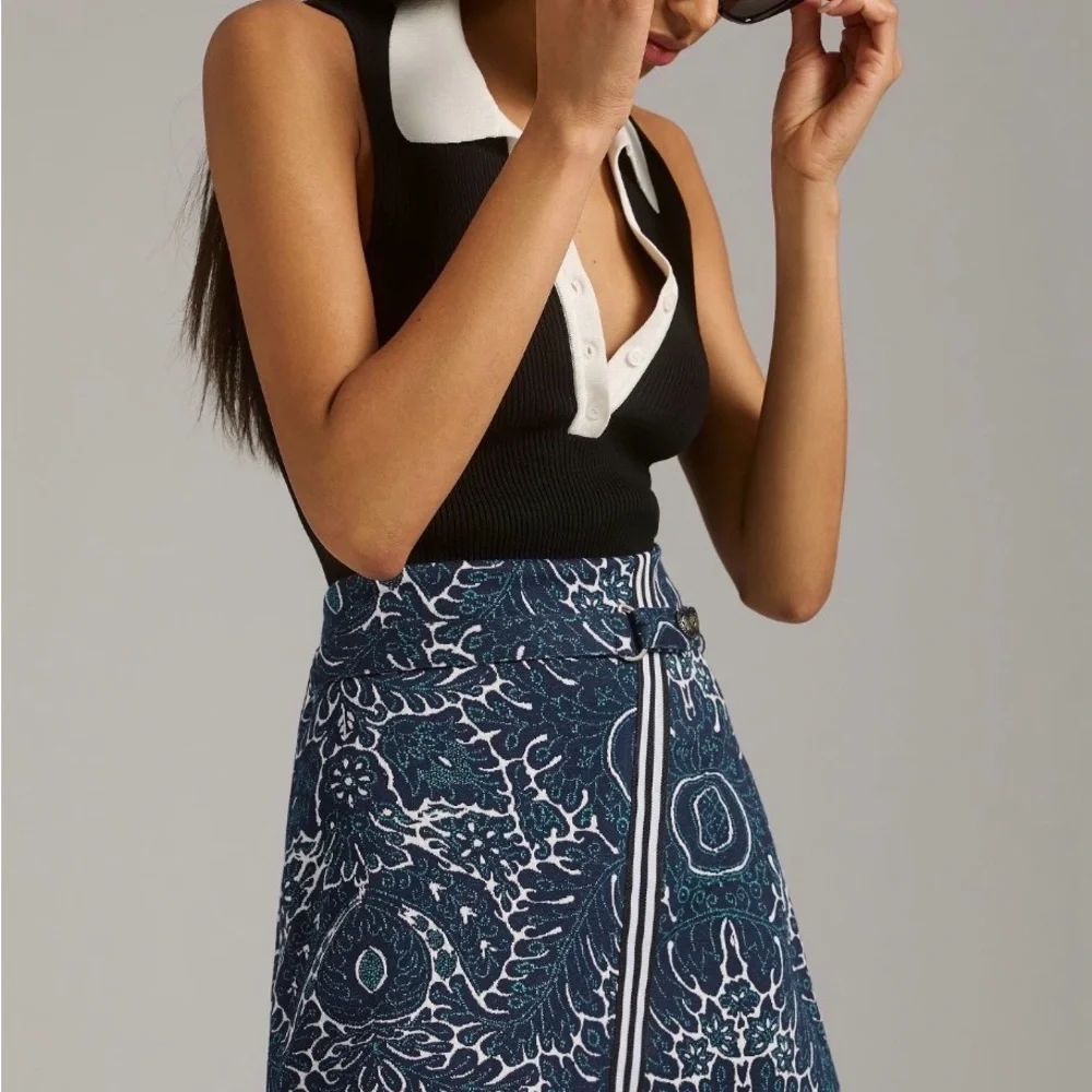 Maeve Mini Wrap Skirt - Picture 4 of 5